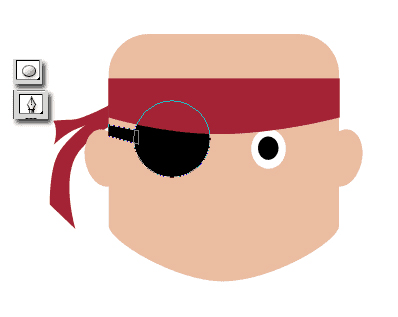 آموزش طراحی کاراکتر دزد دریایی کارتونی در فتوشاپ